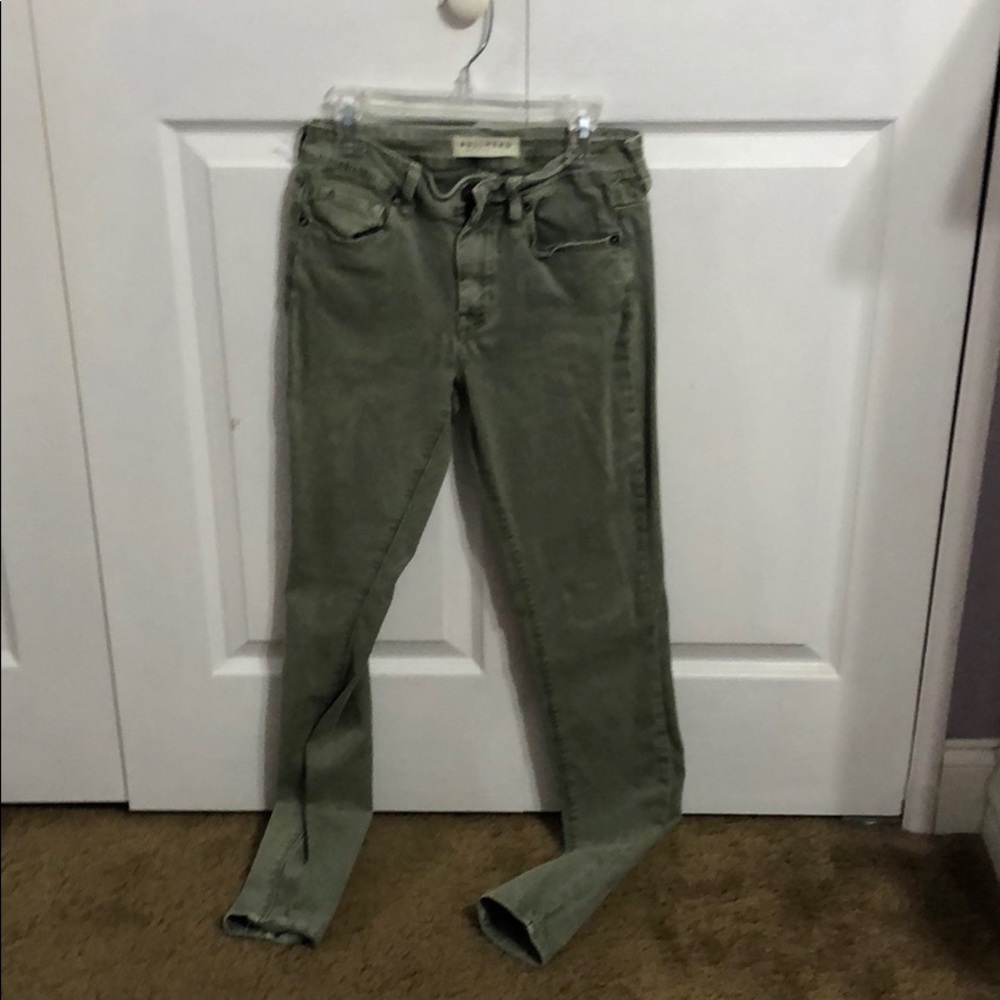 Forest Green Skinny Jeans